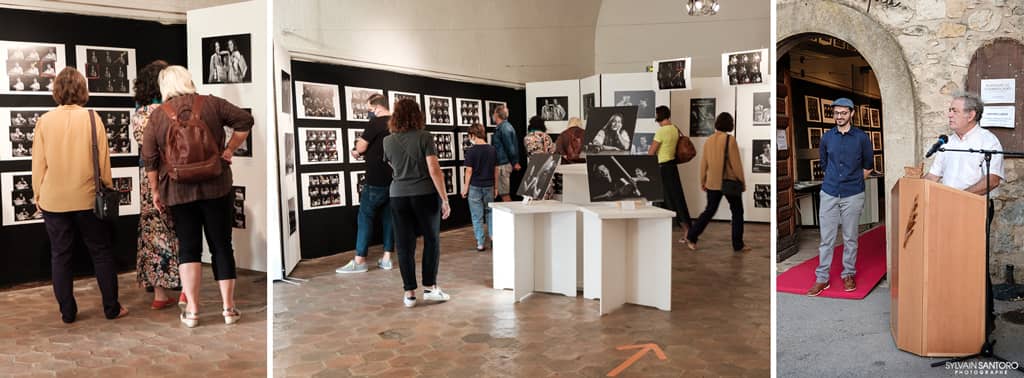 Vernissage de l'exposition Photo Portraits de Commerçants Valbonne