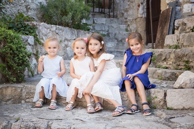 Séance photo de famille à Eze