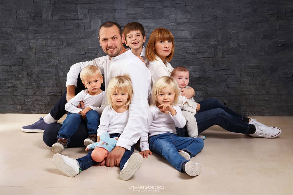 photo famille familles nombreuses triplés