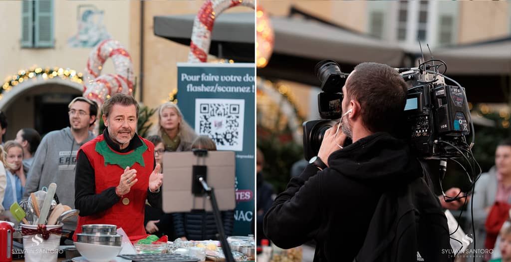 Préparatifs du tournage de Tous en Cuisine à Valbonne