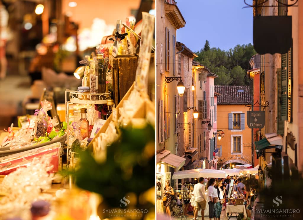 Marché nocturne Valbonne Village